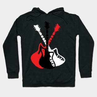 Guitar Retro Pop Art Design Hoodie